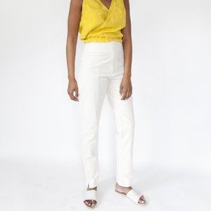 Esby Mercy Cigarette Pant in Natural Slub - Size 6